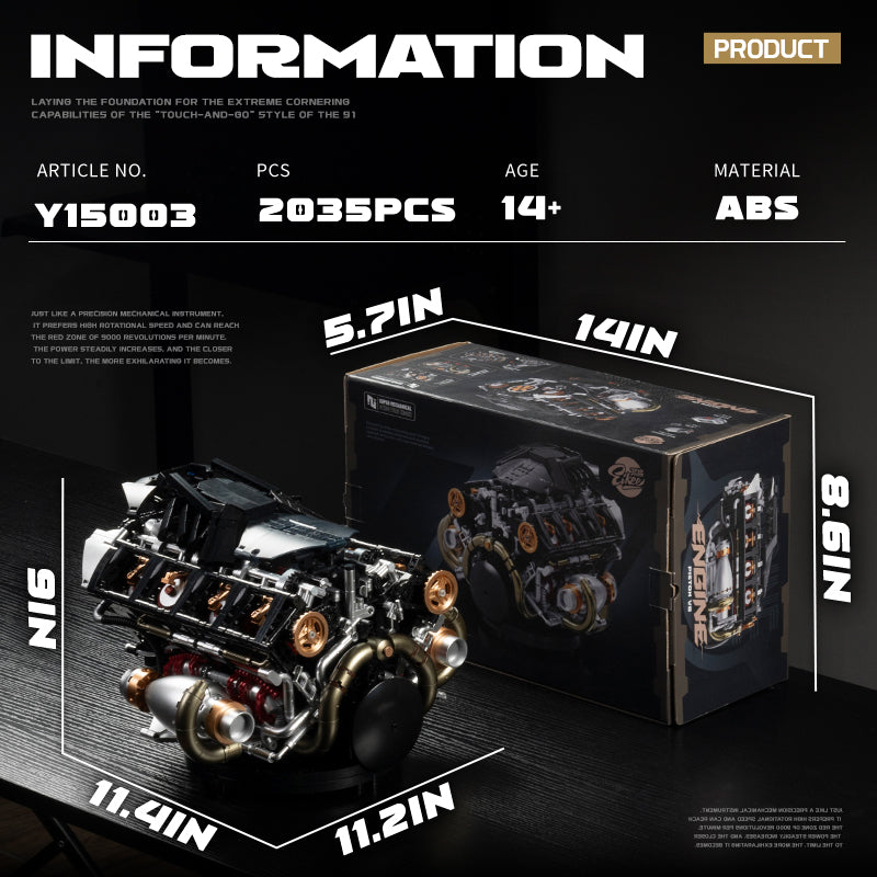 Forge Twin-Turbo V8 Engine