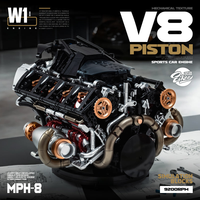 Forge Twin-Turbo V8 Engine