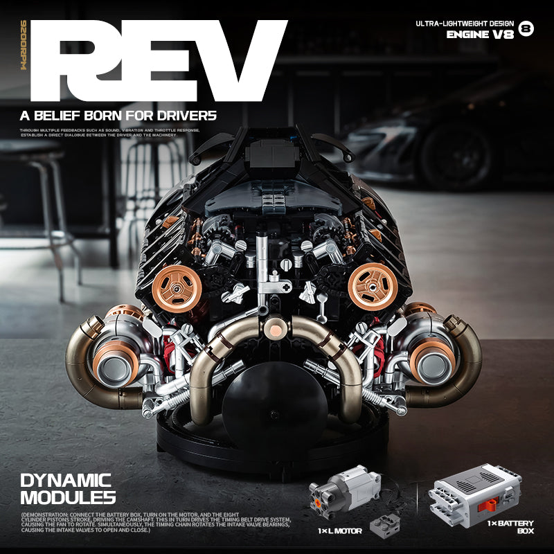 Forge Twin-Turbo V8 Engine